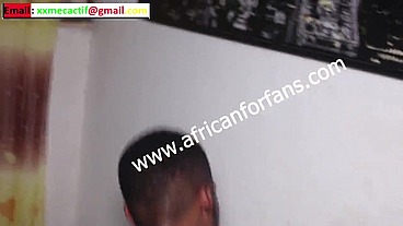 a hot hard gay fuck during the African football party in Cameroon. two straight footballer leave after their victory with a hot fuck in the apartments of the football stadium