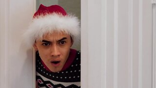 Threesome with a girl and her stepmom is the best Christmas gift