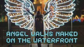 Angel Monika Fox Walks Naked On The Waterfront