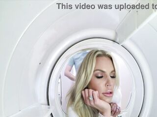 Stepmom Gets A Surprise As Stepson Bangs Her From Behind Doing Laundry (Rachael Cavalli)