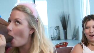 3 Sizzling Babes Go Wild Unlimited Cockslide Heaven