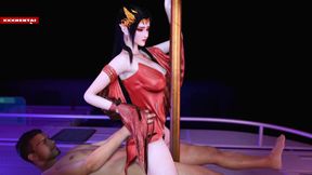 Cai Lin Virtual Temptress: Bigbutt Goddess - 3D Animation Hentai