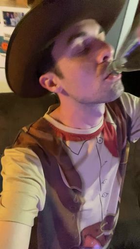 Feeling like the Horny Cowboy after Halloween party