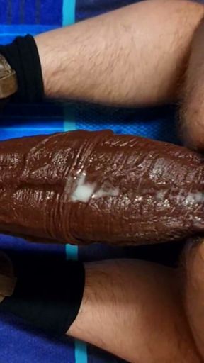 Str8 Aussie guy plowed by Fucking Machine with Minotaur XXL - Session.07   Clip 1