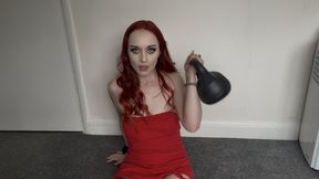 SFW WORK OUT VIDEO WITH A WEIGHT
