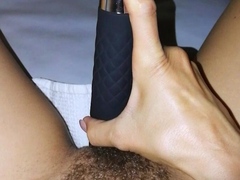 Sexy hottie Anetta Keys enjoys a solo toy masturbation