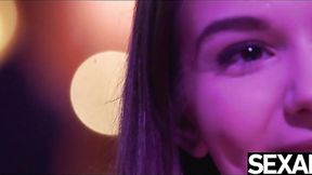 Watch these sweet lesbian girlfriends scissoring and licking