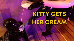 Kitty Gets Her Cream