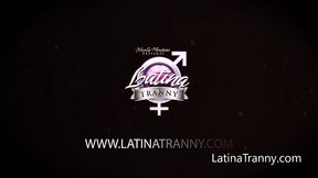 mexican trans masturbate and cum on glasses pov masked dude