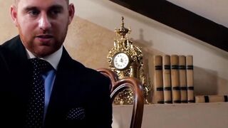 PlayingMen.com - Classy businessmen seal the deal with cock in ass and passionate fuc