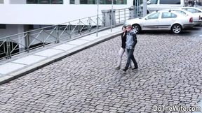 Ex-wife Katlein Ria Sucks a BBC Deep While Cuck-old Swallows