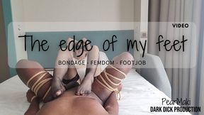 The edge of my feet - POV Shibari Footjob