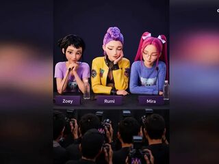 Algorithmic Exposure: AI-Generated Phone Tape of Rumi, Zoey & Mira