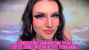 Mermaid Seduces You With Her Face Into the Sea