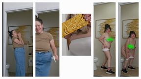 5:05 4 EXTREME Toilet Clips On 1 Filmed Today Pee Sneeze Cough Dump Detox Feed Chat