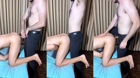 i got home from work and he was waiting me