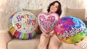 B2P and S2P with Foil Balloons again - I love Mylar Balloons