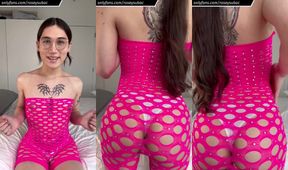 Trans Goddess Rosey Goes Full Goon on Small Tits