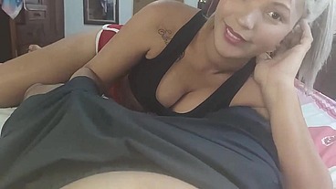 Novia De Mi Mejor Amigo Me Visita Después Del Gym y La Follo Como No La Folla El