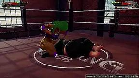 She-Hulk Faces Off Against Bare-Knuckled Beauty in Nude Fighting Ring Exactly