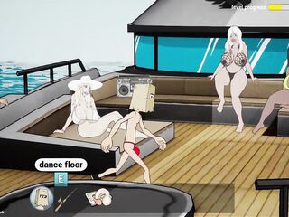 Fuckerman - vip Beach Boat ride Public Anal three-some