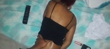 Daddy Its Late! No Stop!! Sexy Black Stepdaughter Gets BBC Creampie