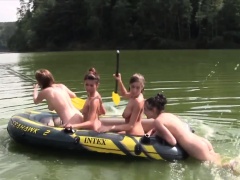 Dutch lesbos swimming