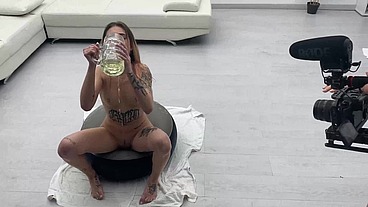 Bts part 2 from (Wet) Dalila Dark, 12 loads, Cum in Mouth, Bukkake, 5on1, BBC, Pee drink, DP, DAP, Swallow