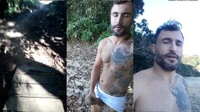 punheta e gozada em publico na praia paradisiaca com o lutador de mma allan guerra gomes
