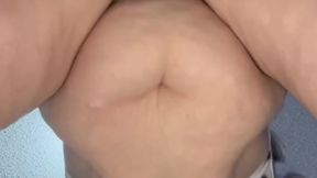 Big-Bellied BBW Sucks and Gets a Creamy Creampie