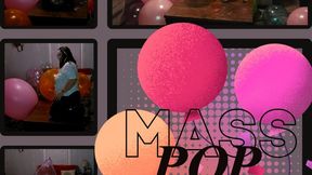Mass Pop - Had fun filling a bunch of balloons, come watch me pop them
