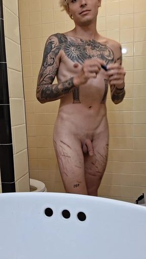 Showering and Peeing
