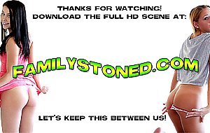 Blonde stepsis Kenzie Reeves   and gagging