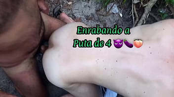 Arrombei o cuzinho do branquelo na floresta - Foda completa