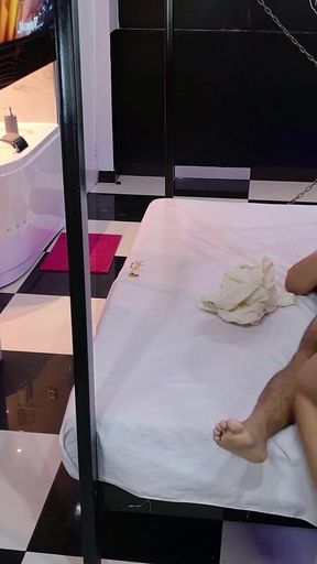 Threesome with Two Mexican Men and a Latina MILF Fucked in Front of Her Husband