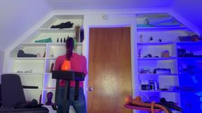 Leveling up my anal toy collection with a strapped on mistress