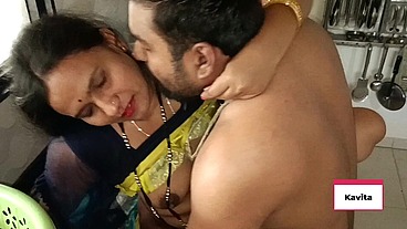 Desi Indian Kavita Maid fuck with House owner , close up