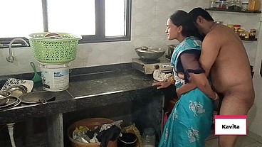 Desi Indian Kavita Maid fuck with House owner , close up
