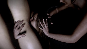 Having a Threesome with Two Thirsty Brunette Girls