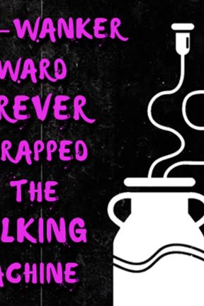 AUDIO ONLY - Ex-wanker Edward forever strapped to the milking machine