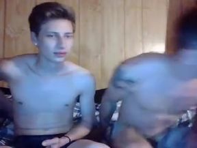 Straight Boy Fools Around On Cam With Gay Friend