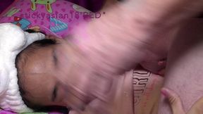 stickyasian18 cici says  sorry sir i take money! me suck what?  sticky face girl!