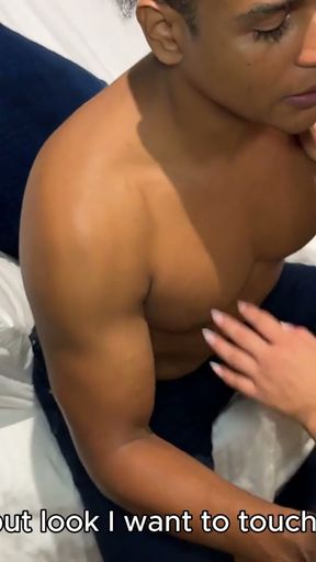 Horny black hostel receptionist with a huge BBC sneaks into my room at night and gives me a wild, deep fuck   Clip 2