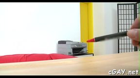 Deep anal drilling session for sophisticated homosexual chap