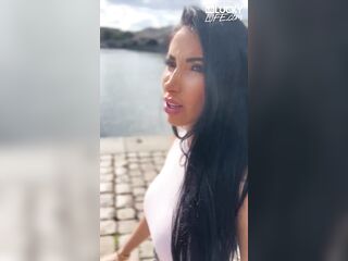 Pleasant Afternoon Date In Prague With Brunette hair Playgirl Clea Gaultier