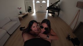 POV Double Blowjob & Titty Fucking From Brandy & Miss Lexa