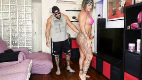 Danaxmuscles battles and pleasures his hot bastard