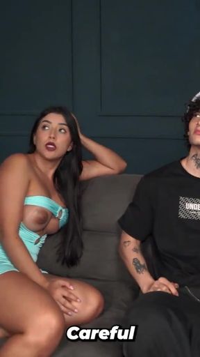 Boyfriend gives his mother-in-law the best Christmas present ever - Cuckolded girlfriend!   Clip 3