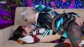 Sexy Cosplay Babes: Genshin Anal Sluts