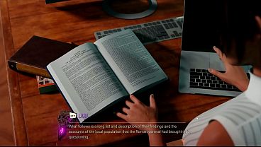 CROFT Adventures [ Hentai Game Parody ] Ep.5 Lara find a BBC GLORYHOLE in the LIBRARY restroom !